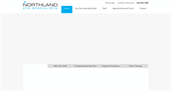 Desktop Screenshot of northlandeye.com