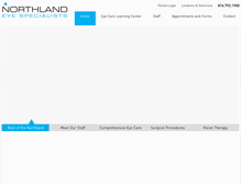 Tablet Screenshot of northlandeye.com